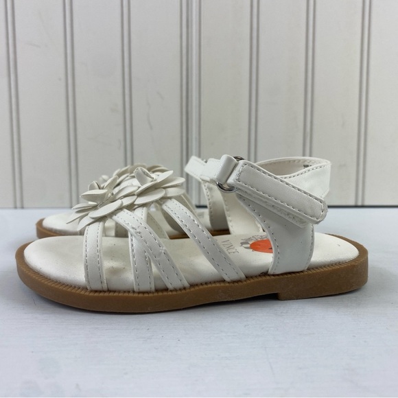 Vince Camuto Toddler Girl's Gladiator‎ Sandal Vegan Leather Adjustable Strap 7 - Picture 5 of 10